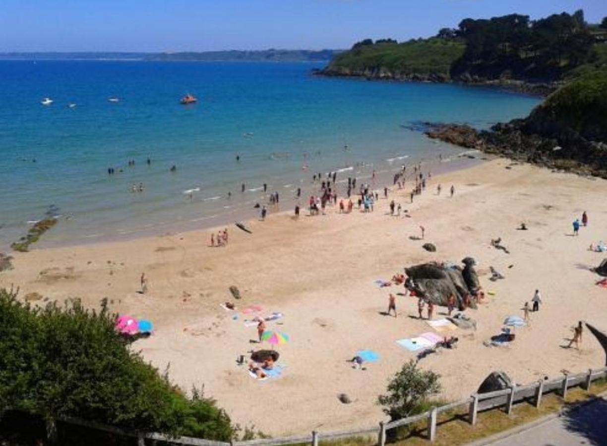 Les Hortensias Grande Tente Familiale Deux Chambres Et Sejour Vue Mer Sur Camping Nature Plestin-les-Grèves المظهر الخارجي الصورة
