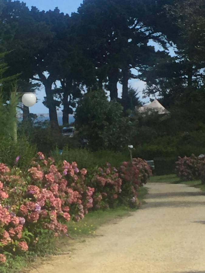 Les Hortensias Grande Tente Familiale Deux Chambres Et Sejour Vue Mer Sur Camping Nature Plestin-les-Grèves المظهر الخارجي الصورة