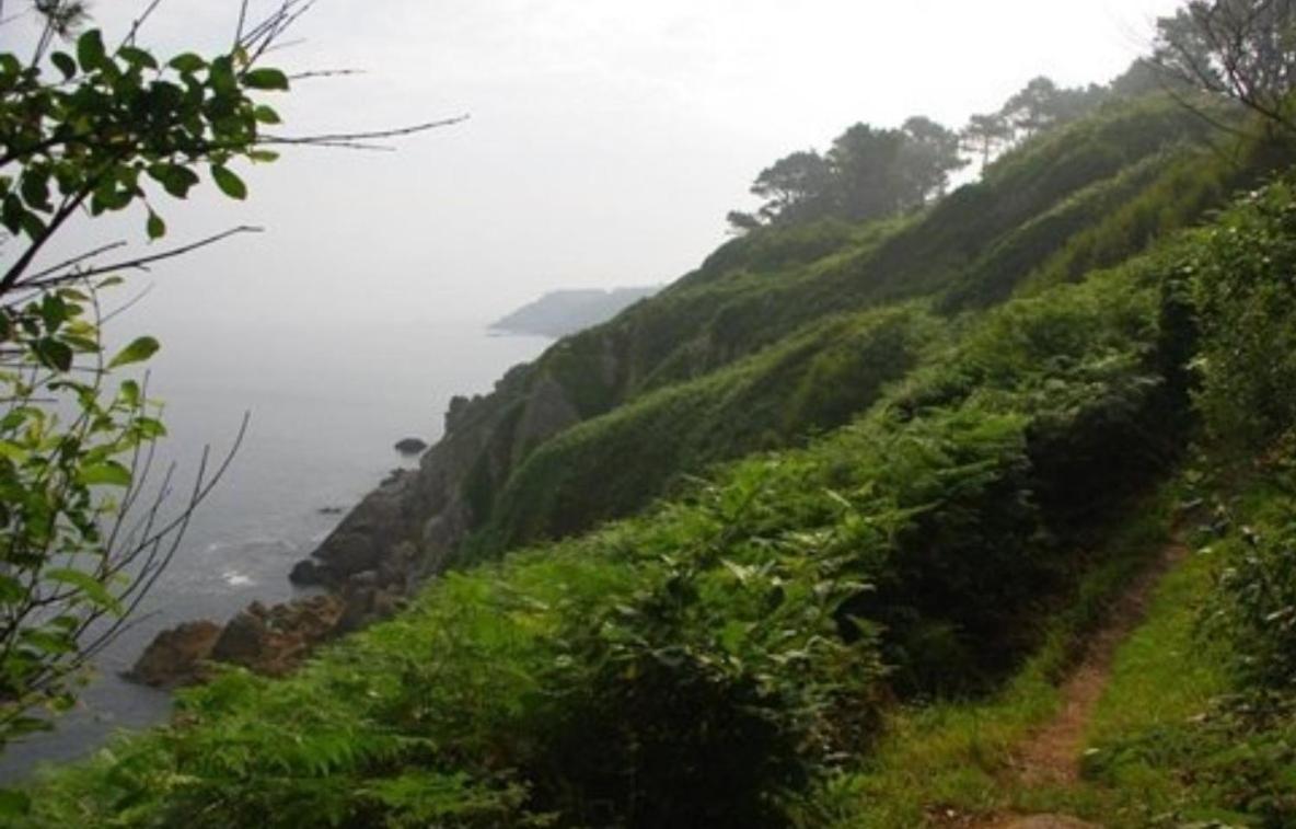 Les Hortensias Grande Tente Familiale Deux Chambres Et Sejour Vue Mer Sur Camping Nature Plestin-les-Grèves المظهر الخارجي الصورة
