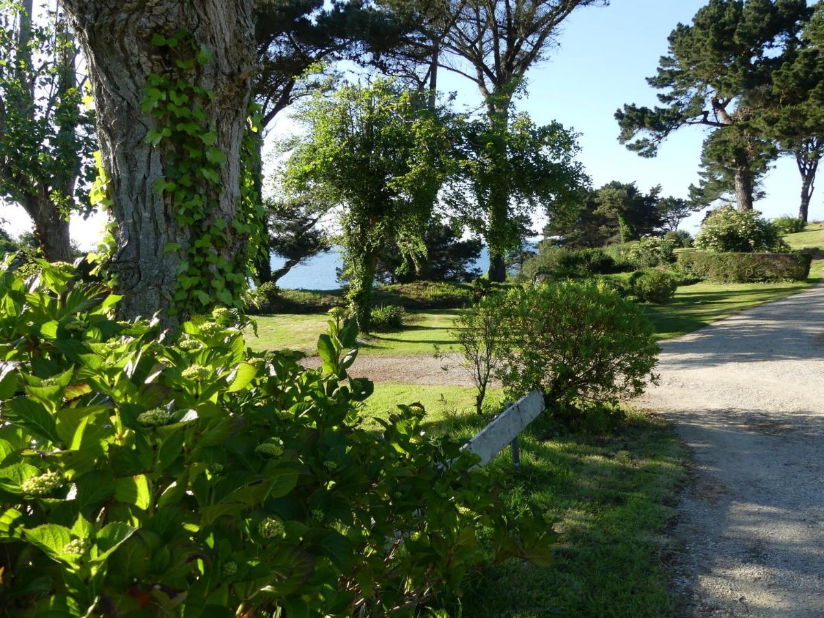 Les Hortensias Grande Tente Familiale Deux Chambres Et Sejour Vue Mer Sur Camping Nature Plestin-les-Grèves المظهر الخارجي الصورة