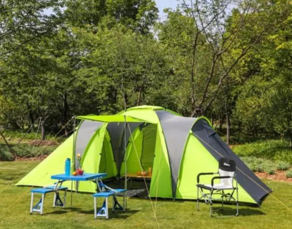 Les Hortensias Grande Tente Familiale Deux Chambres Et Sejour Vue Mer Sur Camping Nature Plestin-les-Grèves المظهر الخارجي الصورة